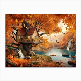 Autumn landscape 2 Canvas Print