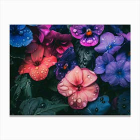 Pansies Canvas Print