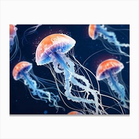 Jellyfish Canvas Print