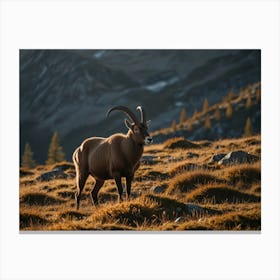 Mountain Goat Canvas Print