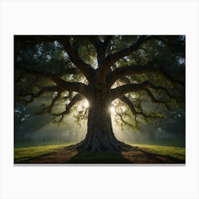 Oak Tree Canvas Print