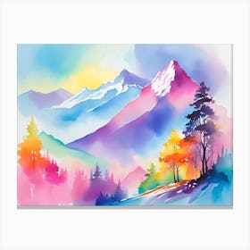 Mountain landscapes 11 Canvas Print