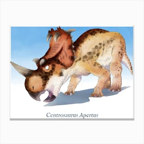 Centrosaurus Apertus Canvas Print