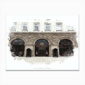 President S Building, Sofia, Bulgaria Canvas Print