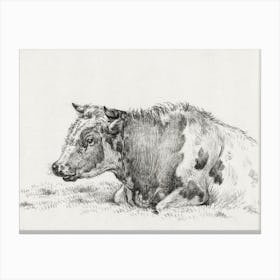 Lying Cow (1828), Jean Bernard Canvas Print