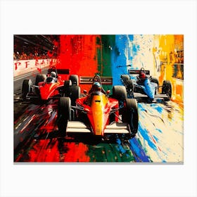 Open Wheel Racing Series - Indy Car Canvas Print