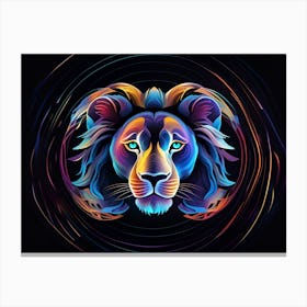 Lion Head 5 Canvas Print