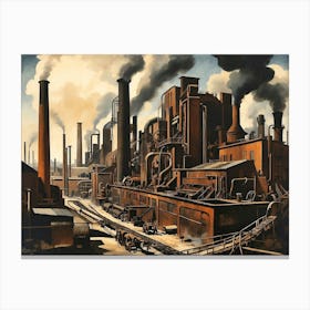 Factory Canvas Print