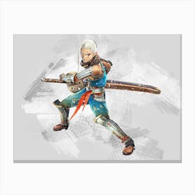 Skyward Sword Impa Canvas Print