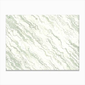 Sage Green Marble Canvas Print