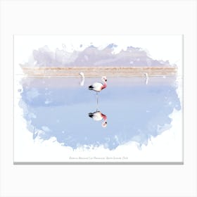 Reserva Nacional Los Flamencos, Norte Grande, Chile Canvas Print