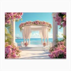 Wedding Gazebo Canvas Print