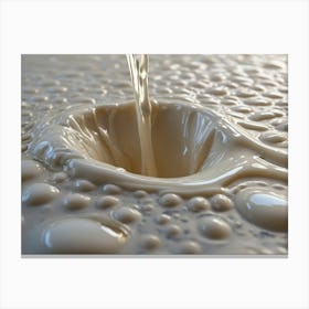 Milk Pouring 5 Canvas Print