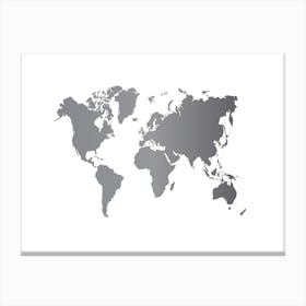 World Map 17 Canvas Print