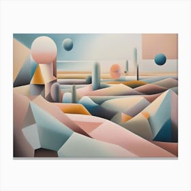 Abstract Landscape Canvas Print