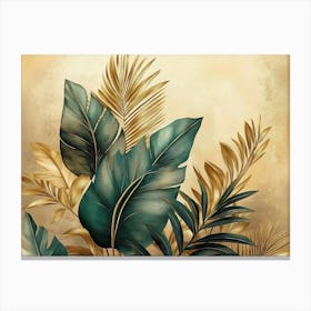 Tropical Leaves 14 Canvas Print