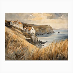 European Coastal Painting (68) Canvas Print