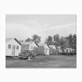 Cabin Court, Hermiston, Oregon, This Court For Workmen At The Umatilla Rdnance Depot Was Built In Two Weeks Canvas Print