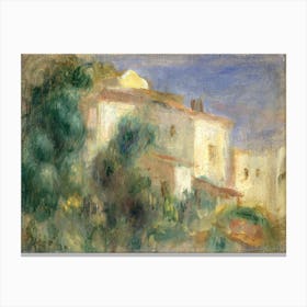 Post Office, Cagnes, Pierre Auguste Renoir Canvas Print