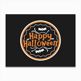 Happy Halloween Canvas Print