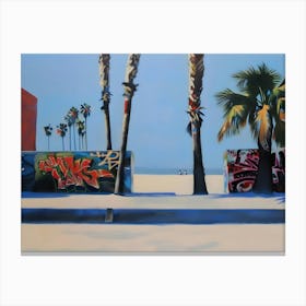 California Beach 4 Canvas Print