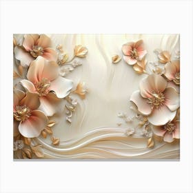 Floral Wallpaper 1 Canvas Print