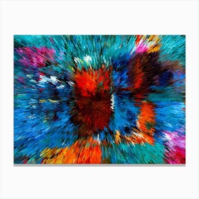 Acrylic Extruded Painting 180 Canvas Print