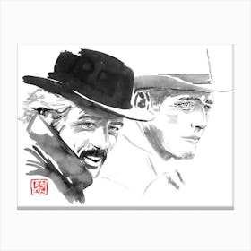 Butch Cassidy And The Kid Canvas Print