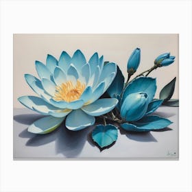 Blue Lotus Canvas Print