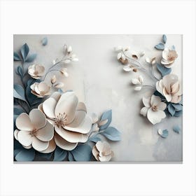 Paper Flowers 61 Canvas Print