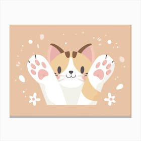 Cat Paw (19) Canvas Print