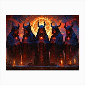 Demons Of Hell Canvas Print