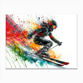 Skier 1 Canvas Print