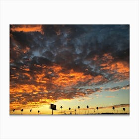 sunset on the 405 Canvas Print