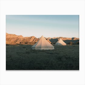 Desert Camping Canvas Print