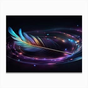Feather Hd Wallpaper Canvas Print