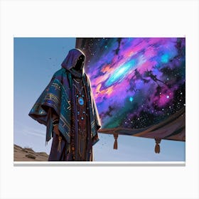 Man In A Robe Canvas Print