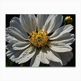 White Cosmos Canvas Print