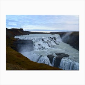 Gullfoss Waterfall Canvas Print
