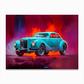 Classic Car Painting 1 Canvas Print