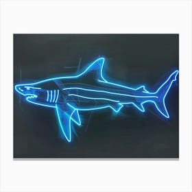 Aqua Hammerhead Shark 5 Canvas Print