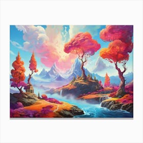 Land Of Trees Canvas Print