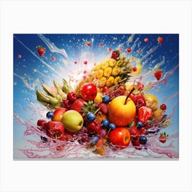 Fruit Splash 1 Canvas Print