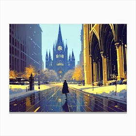 City art Canvas Print