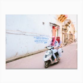 Jodhpur India Bike Canvas Print