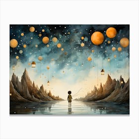 Celestial Landscapes Canvas Print