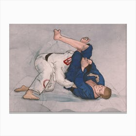 Brazilian Jiu Jitsu   Triangle 2 Canvas Print