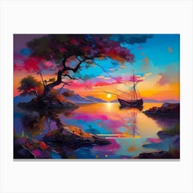 Romantic Dusk Canvas Print