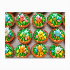 Easter Cupcakes 5 Canvas Print