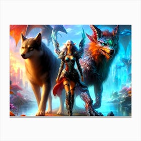 Mystical Fantasy Illustration 198 Canvas Print